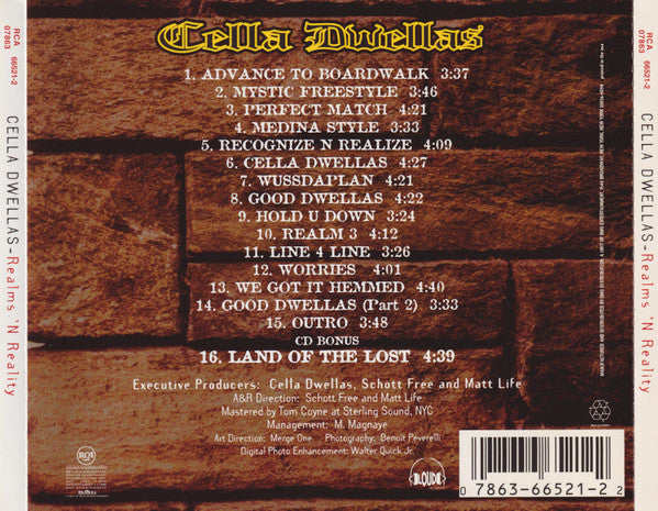 Cella Dwellas : Realms 'N Reality (CD, Album)