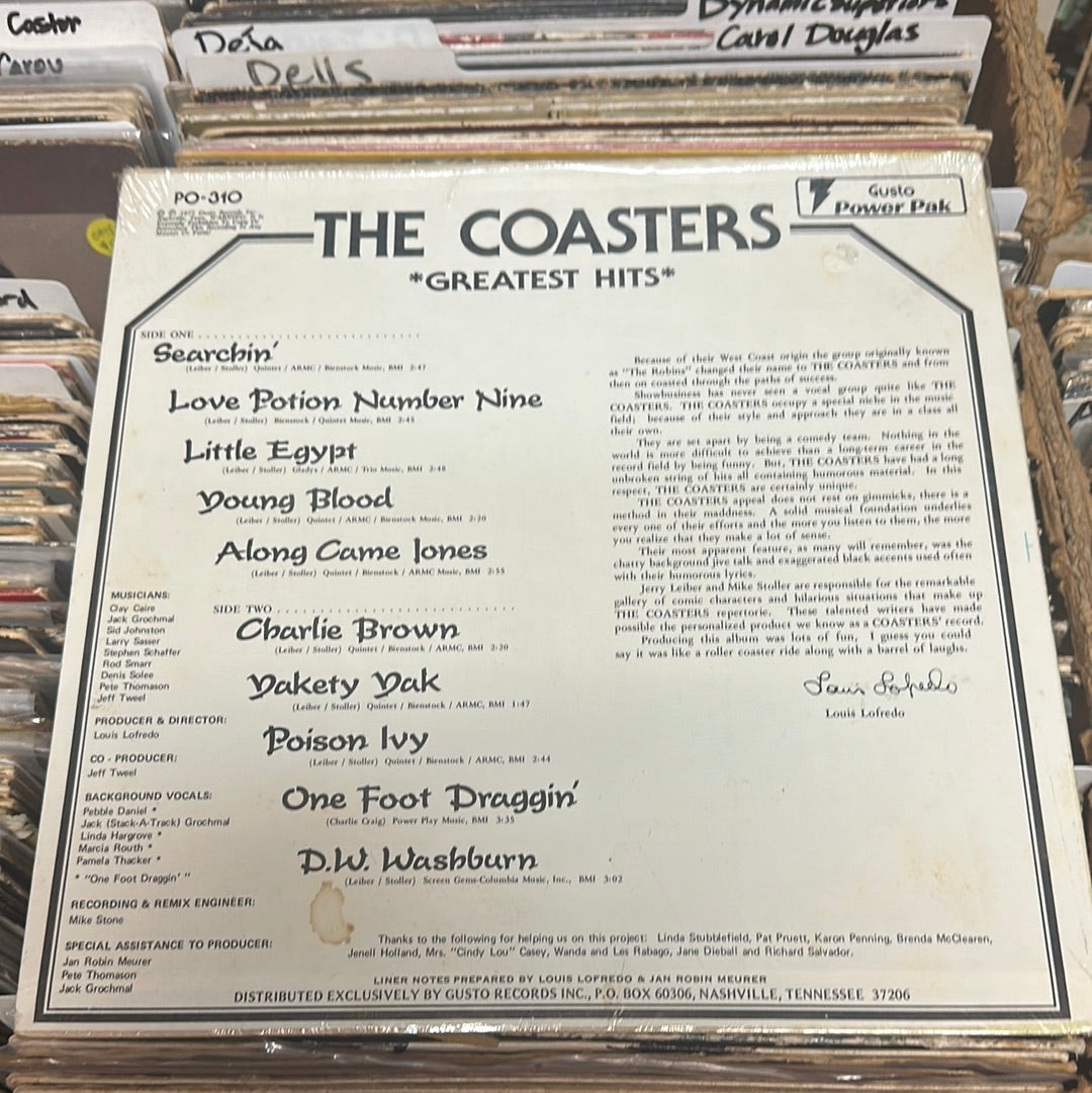 The Coasters – Greatest Hits Vinyl Lp PO-310