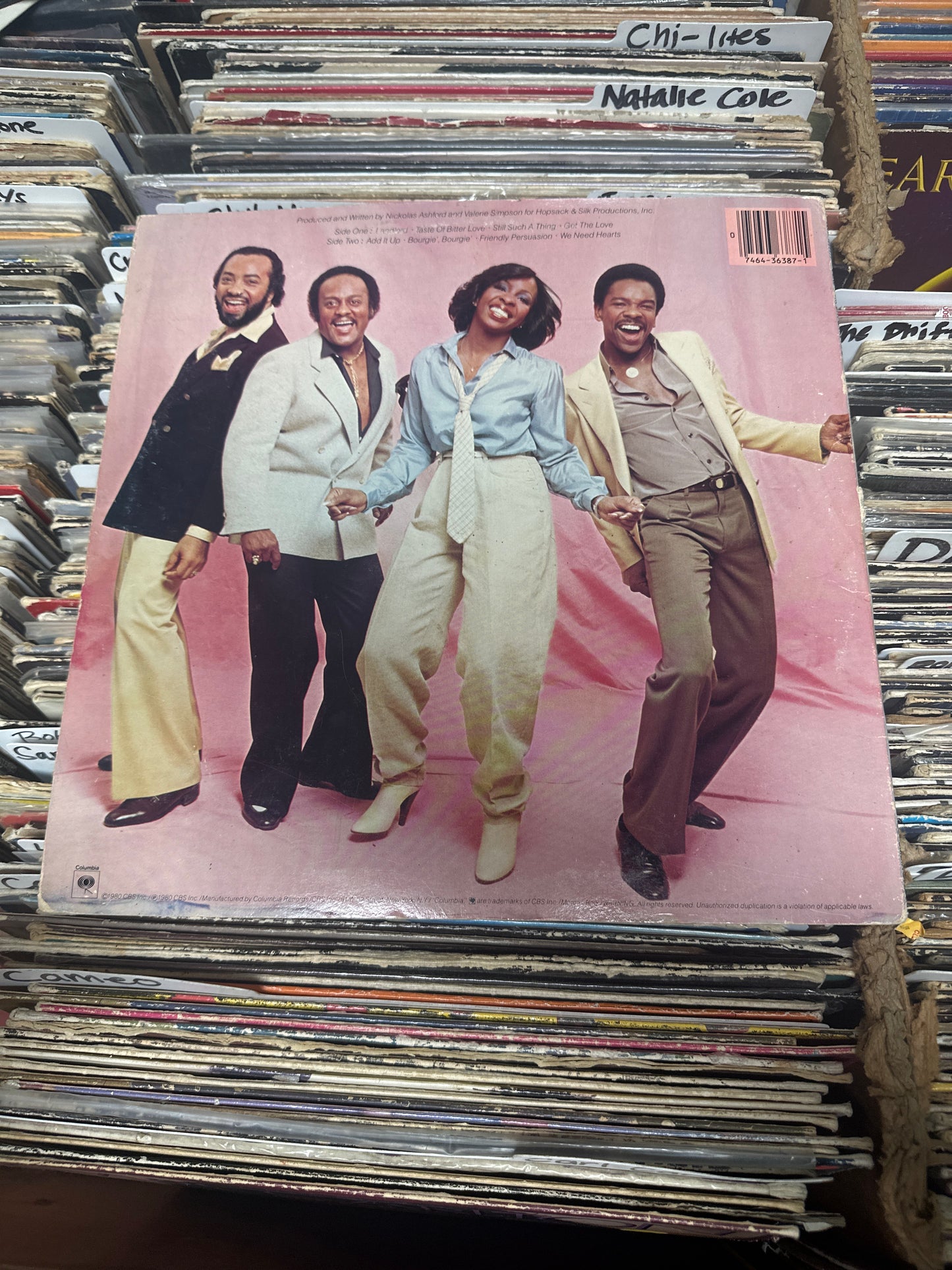 Gladys Knight & The Pips ‎– About Love Vinyl  JC 36387 LP VG+/VG+