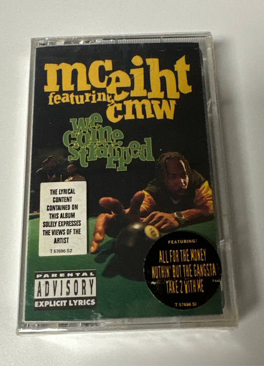 MC Eiht Featuring CMW ‎– We Come Strapped Cassette ET 57696