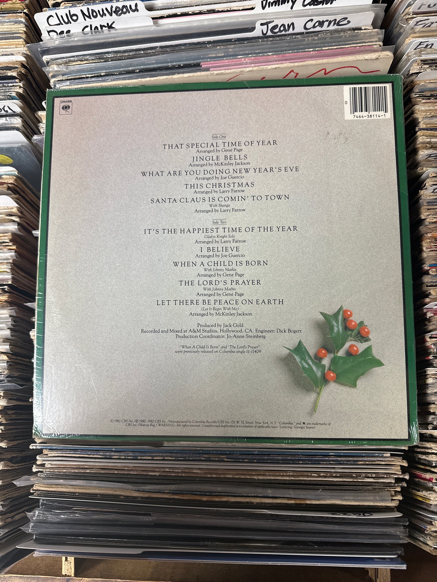 Gladys Knight & The Pips* ‎– That Special Time Of Year Vinyl LP PC 38114