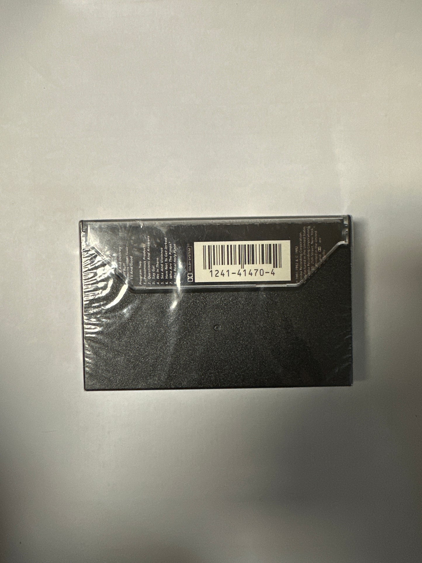 Boogie Down Productions ‎– Sex And Violence Cassette