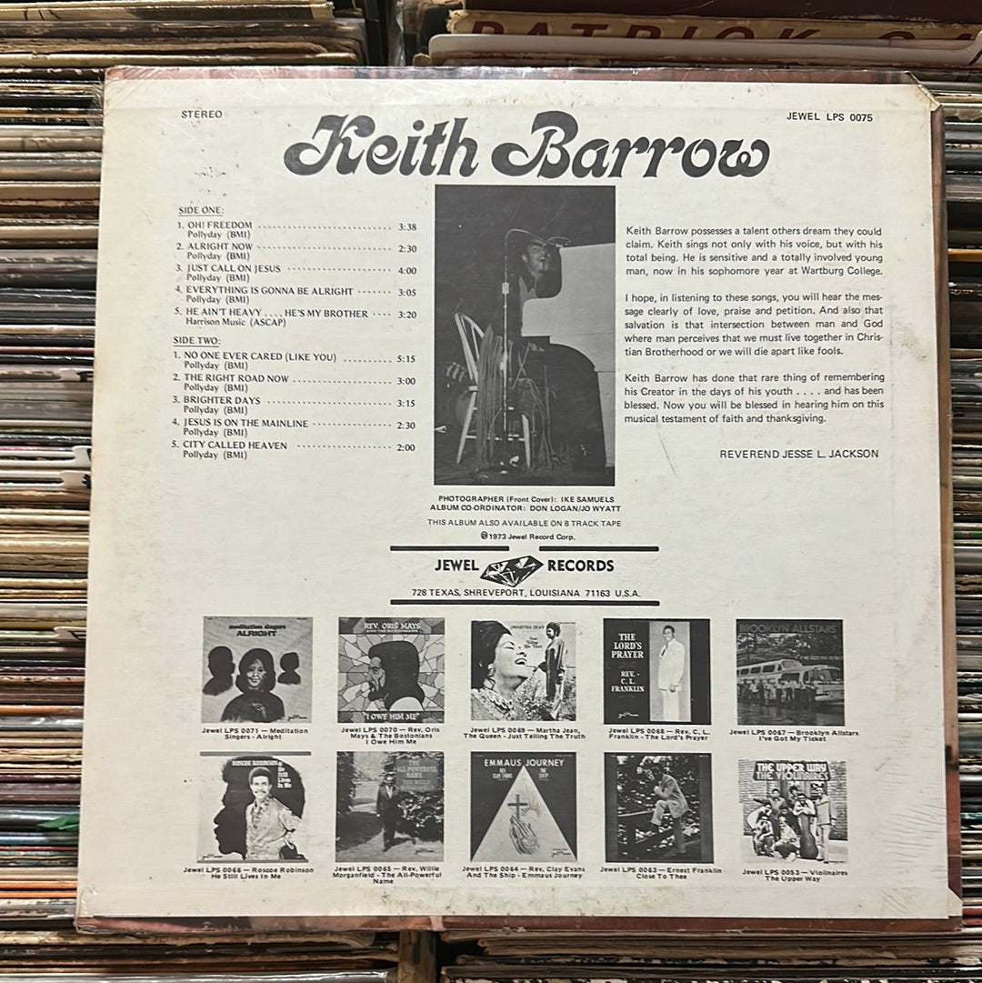 Keith Barrow – Keith Barrow vinyl Lp