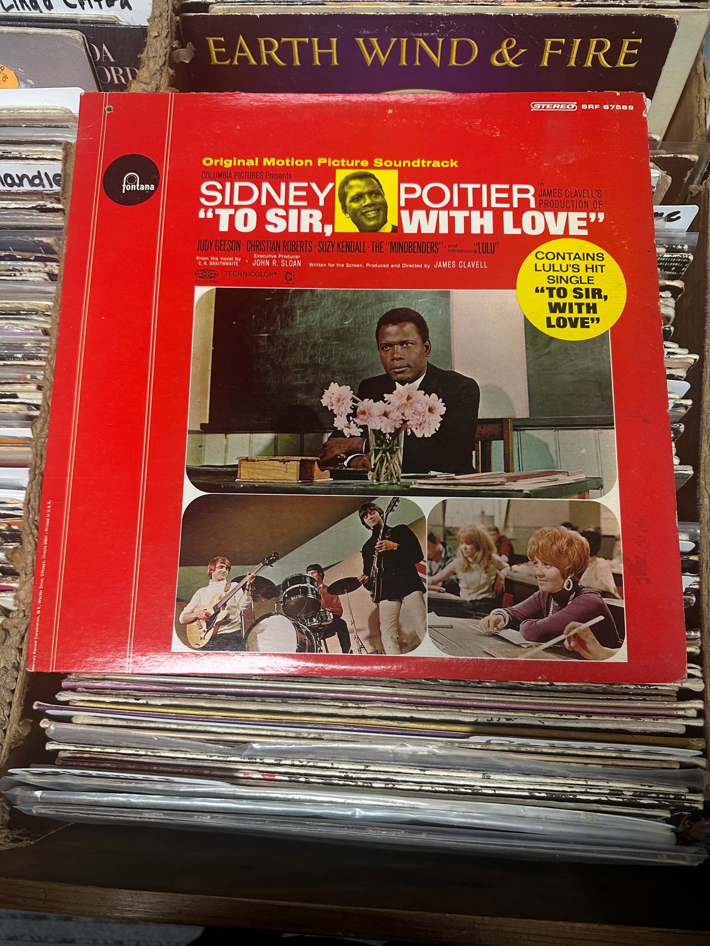 Various ‎– To Sir, With Love Original Motion Picture Soundtrack Vinyl LP SRF 67569 VG+/VG+