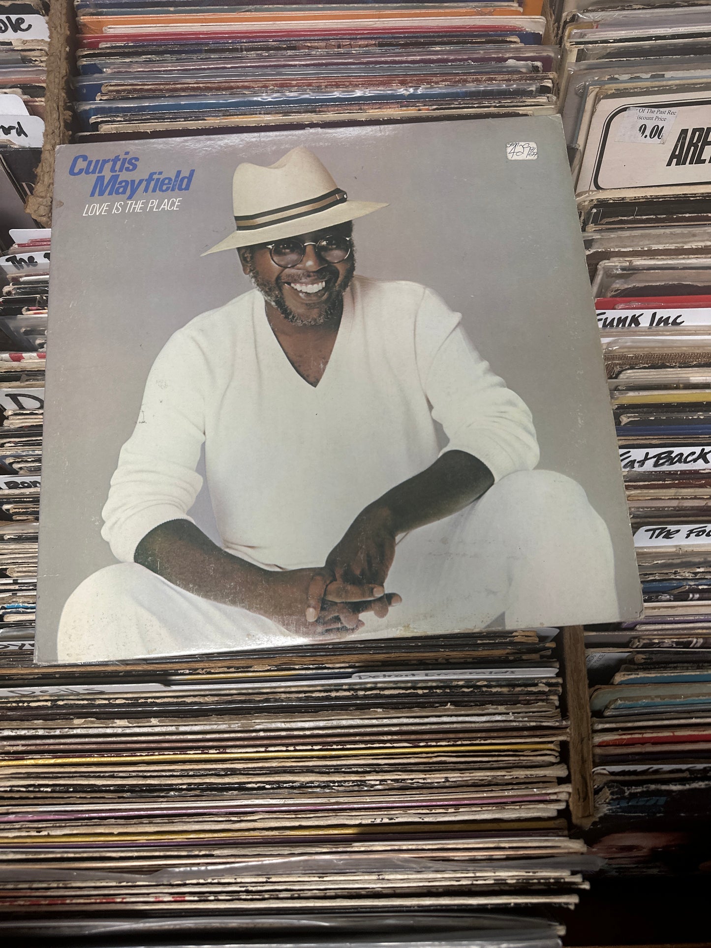 Curtis Mayfield ‎– Love Is The Place Vinyl Lp NB1 33239 VG+/VG+