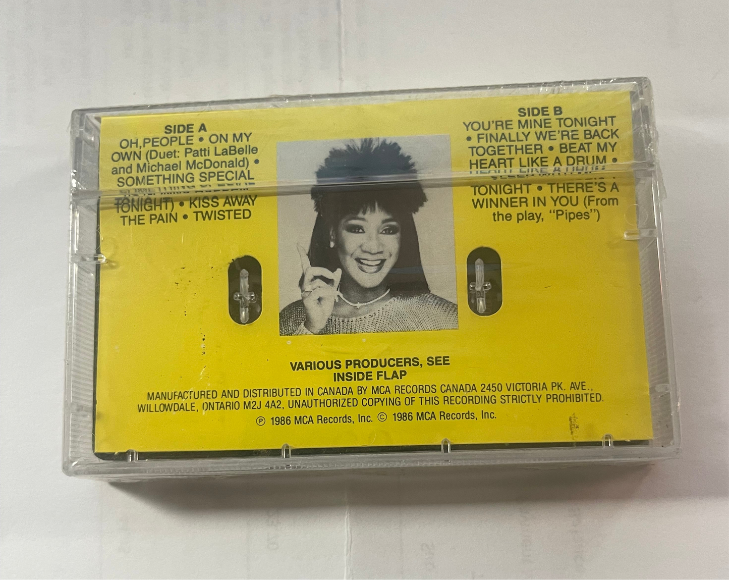 Patti LaBelle ‎– Winner In You Cassette Cassette,  Dolby HX Pro B NR, HiQ