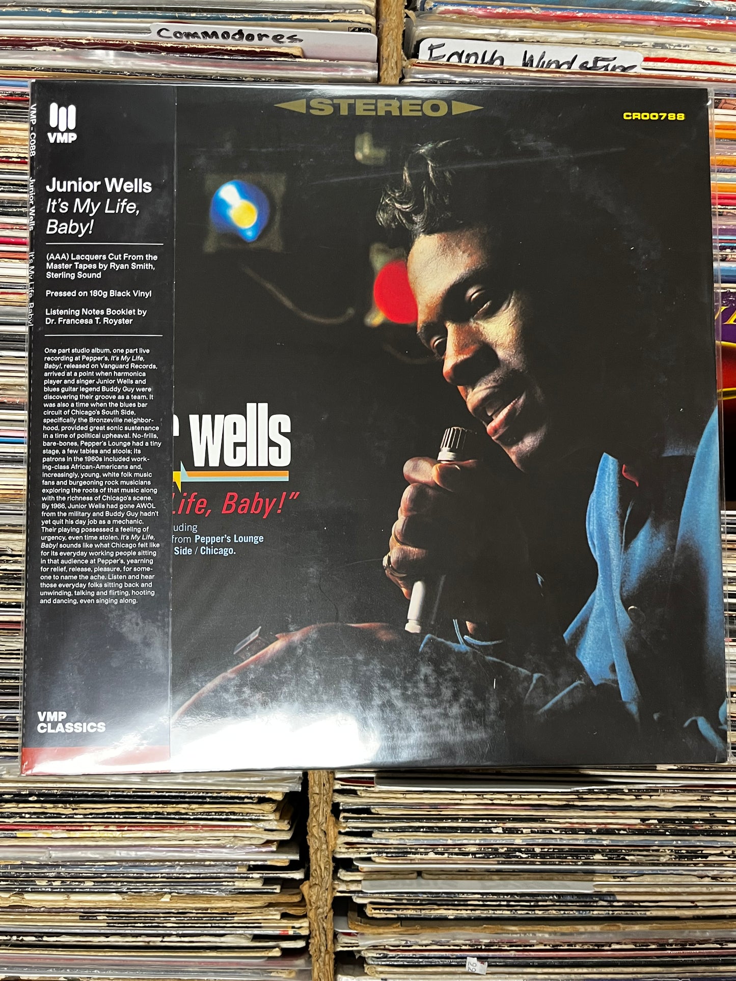 Junior Wells ‎– It's My Life, Baby Vinyl Lp