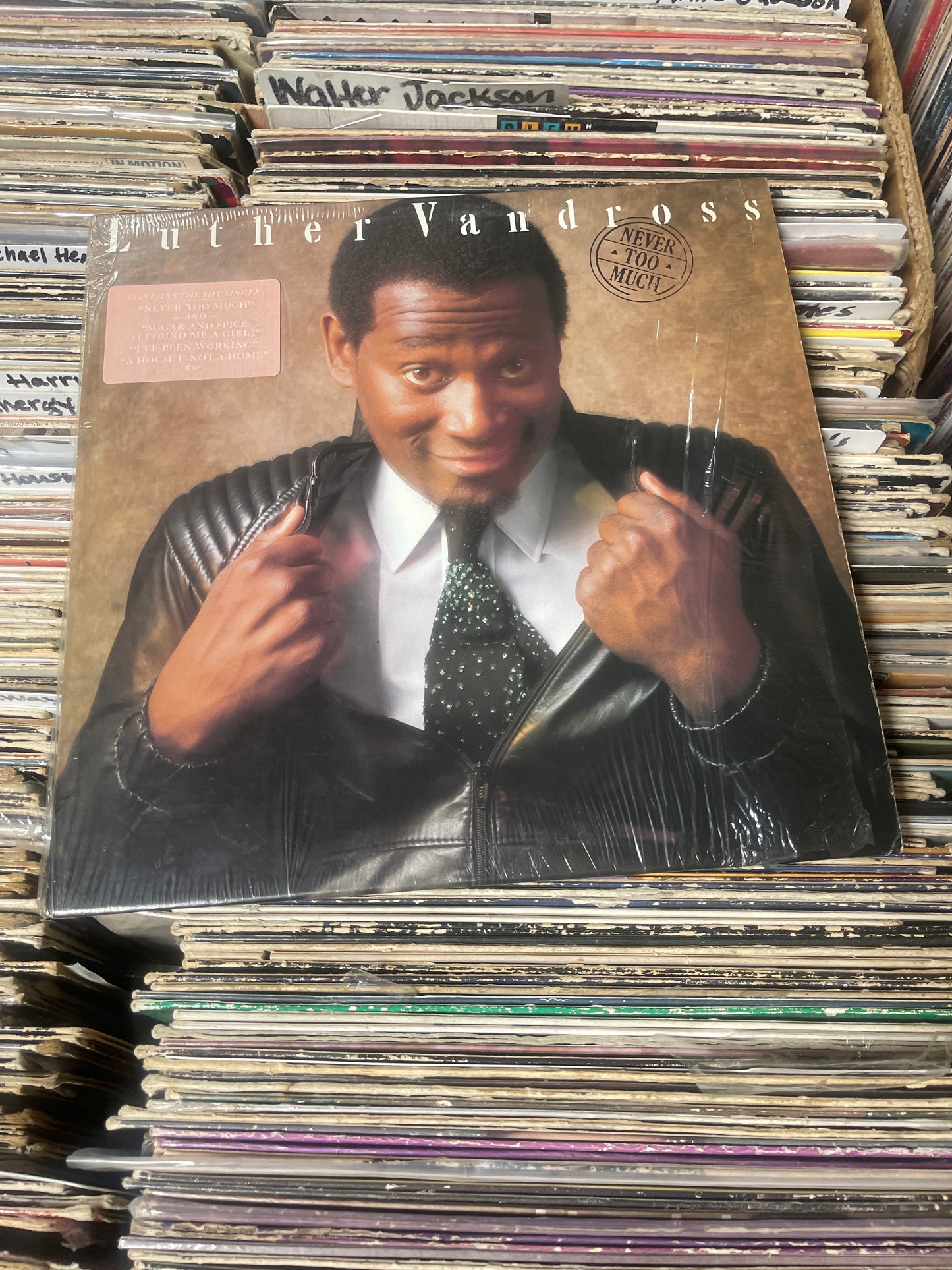 Luther Vandross-Never Too Much FE 37351 Vinyl LP VG++/VG+