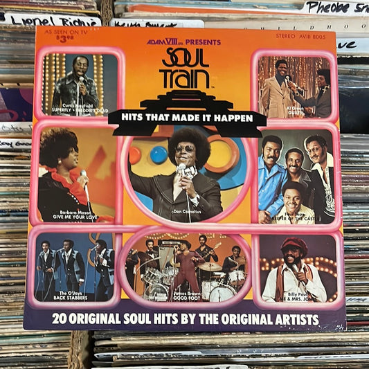 Various ‎– Soul Train Hits That Made It Happen Vinyl Lp