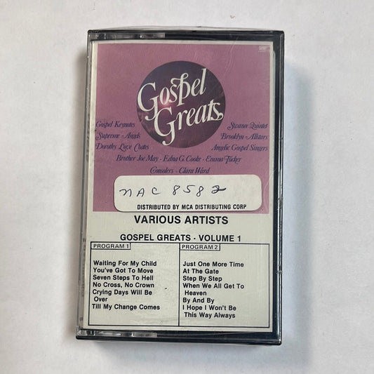 Various – Gospel Greats Volume I Cassette