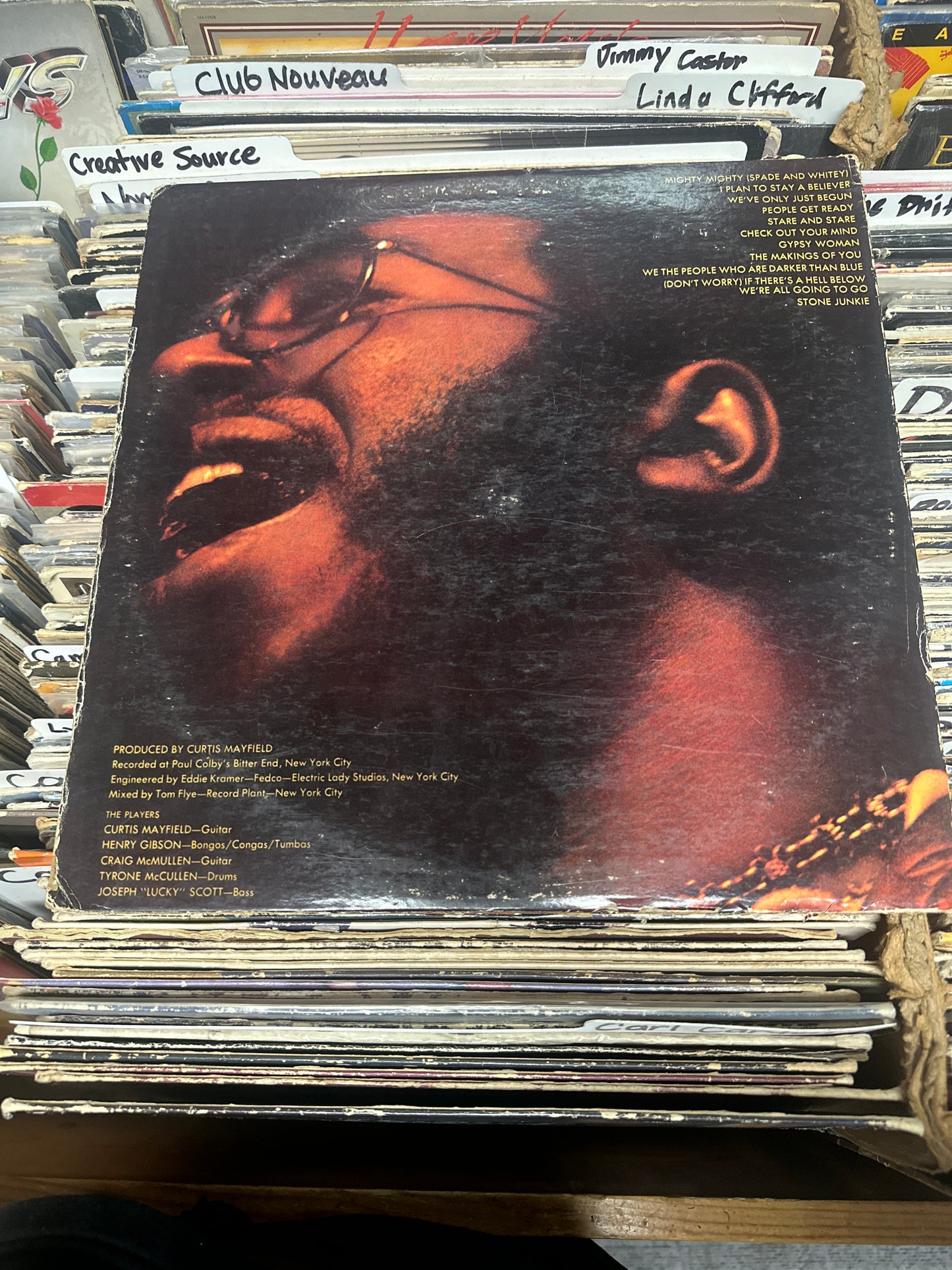 Curtis Mayfield ‎– Curtis / Live! 2 × Vinyl LP 2  Vinyl, American Record Pressing  VG/VG