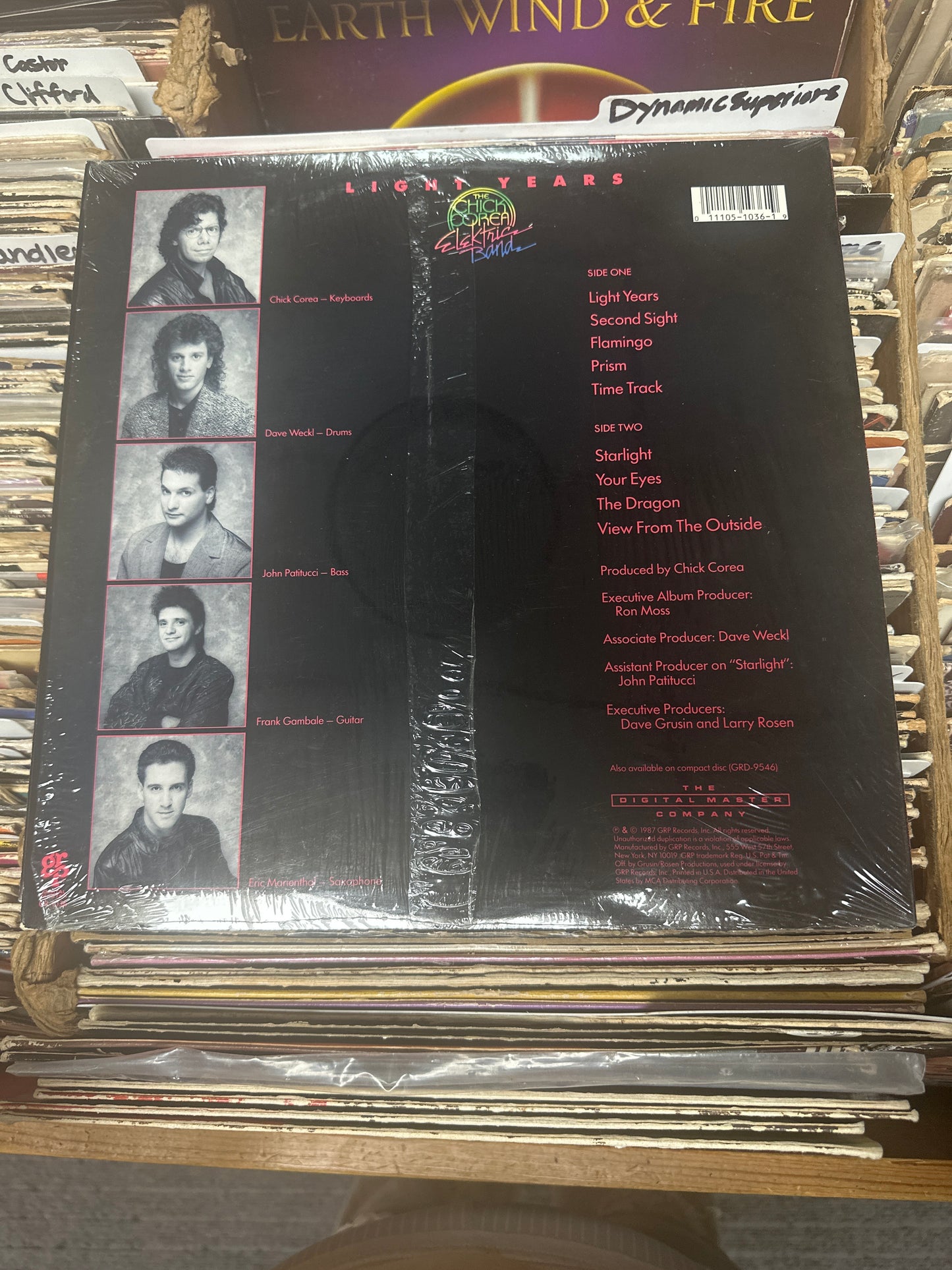 Chick Corea Elektric Band* ‎– Light Years Vinyl LP GR-1036 Near Mint/VG+