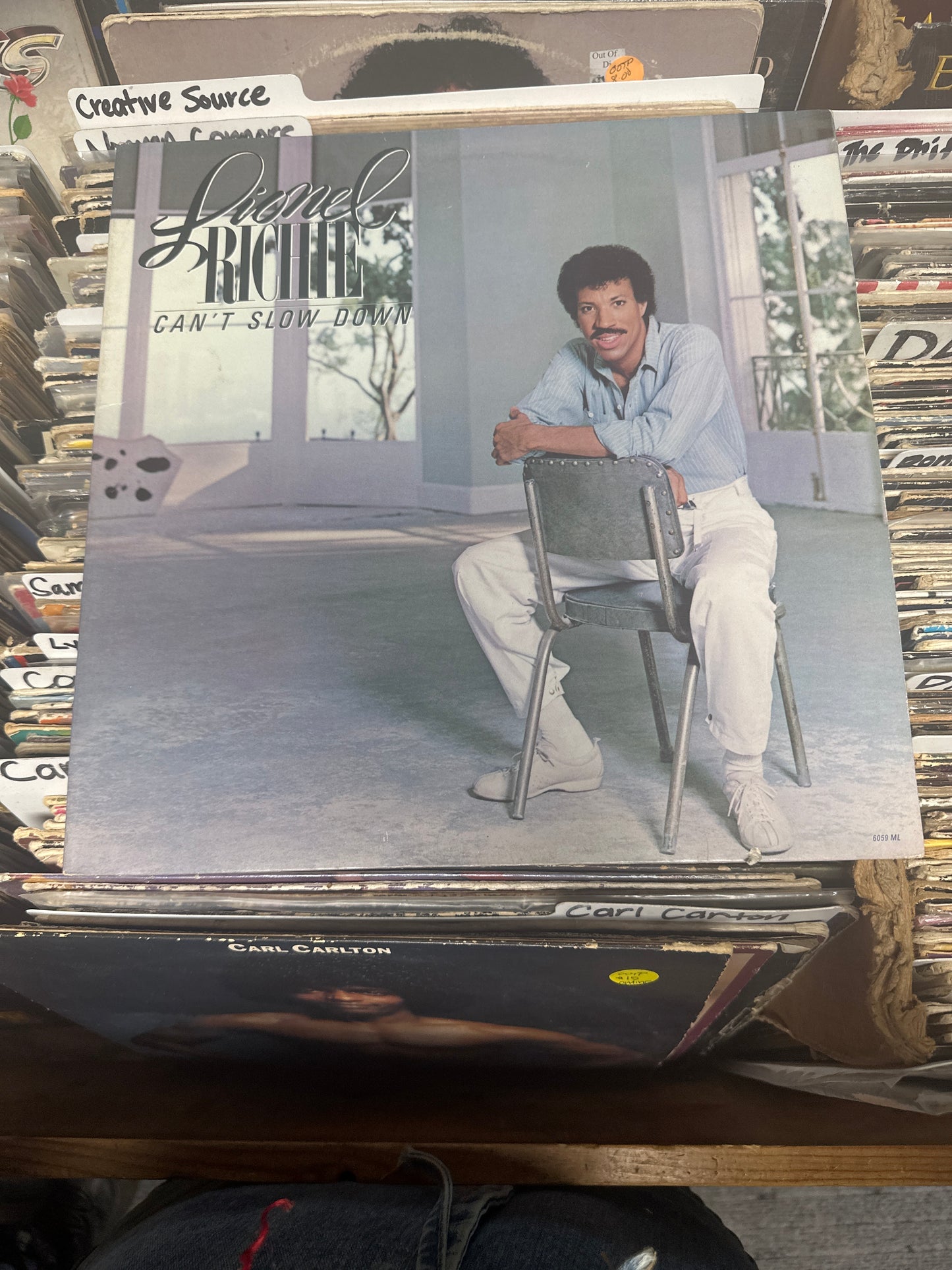 Lionel Richie-Can't Slow Down Vinyl LP 6059ML VG+/VG+