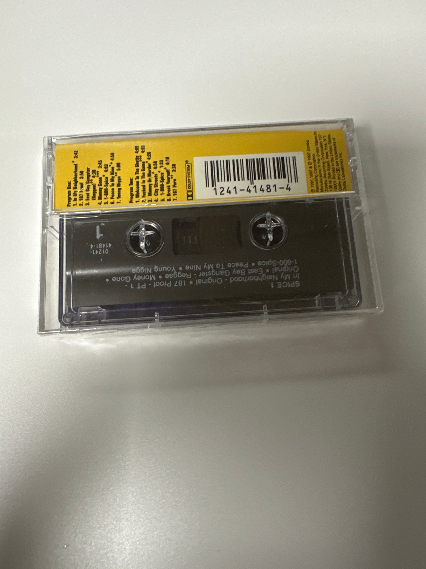 Spice 1 – Spice 1 Cassette 01241-41481-4