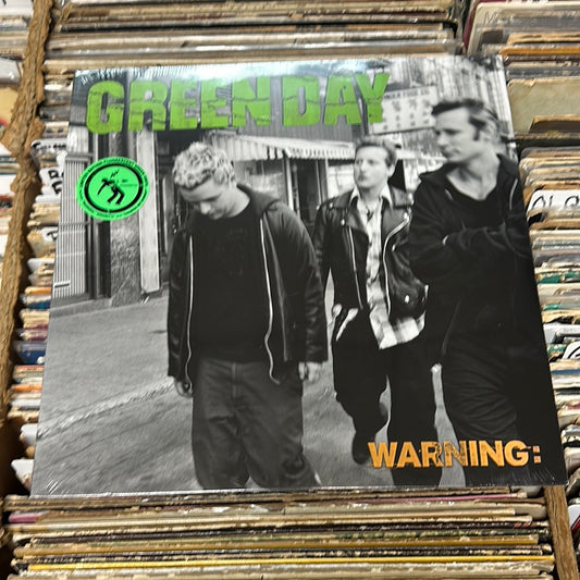 Green Day ‎– Warning Limited Edition Fluorescent Green Vinyl Lp Reissue