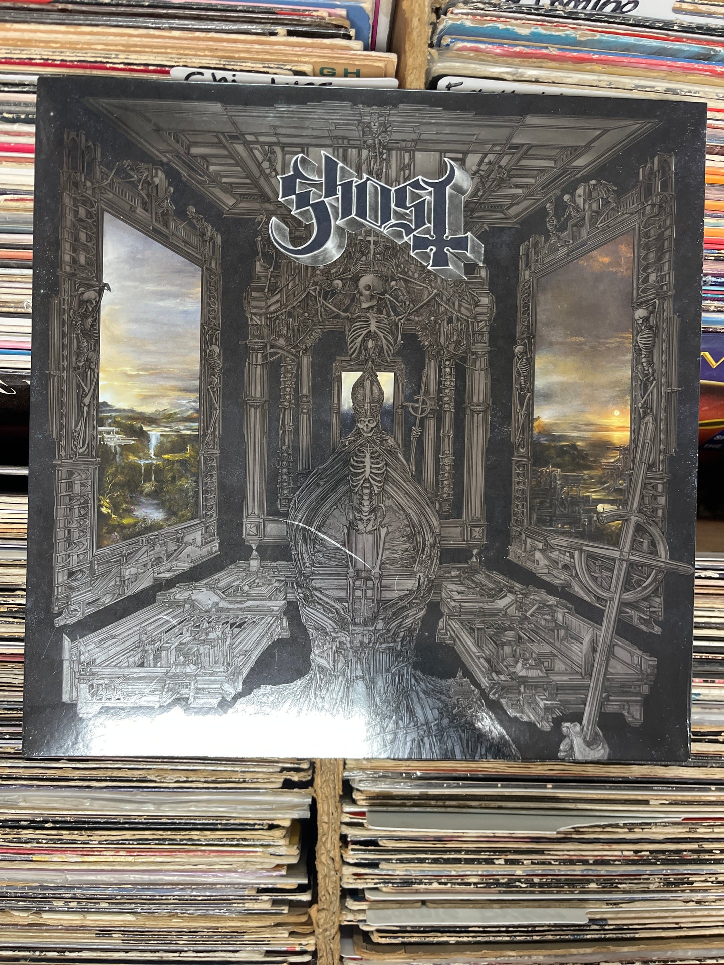 Ghost – Skeletá Clear W/ Orchid & Black Splatter Vinly Lp