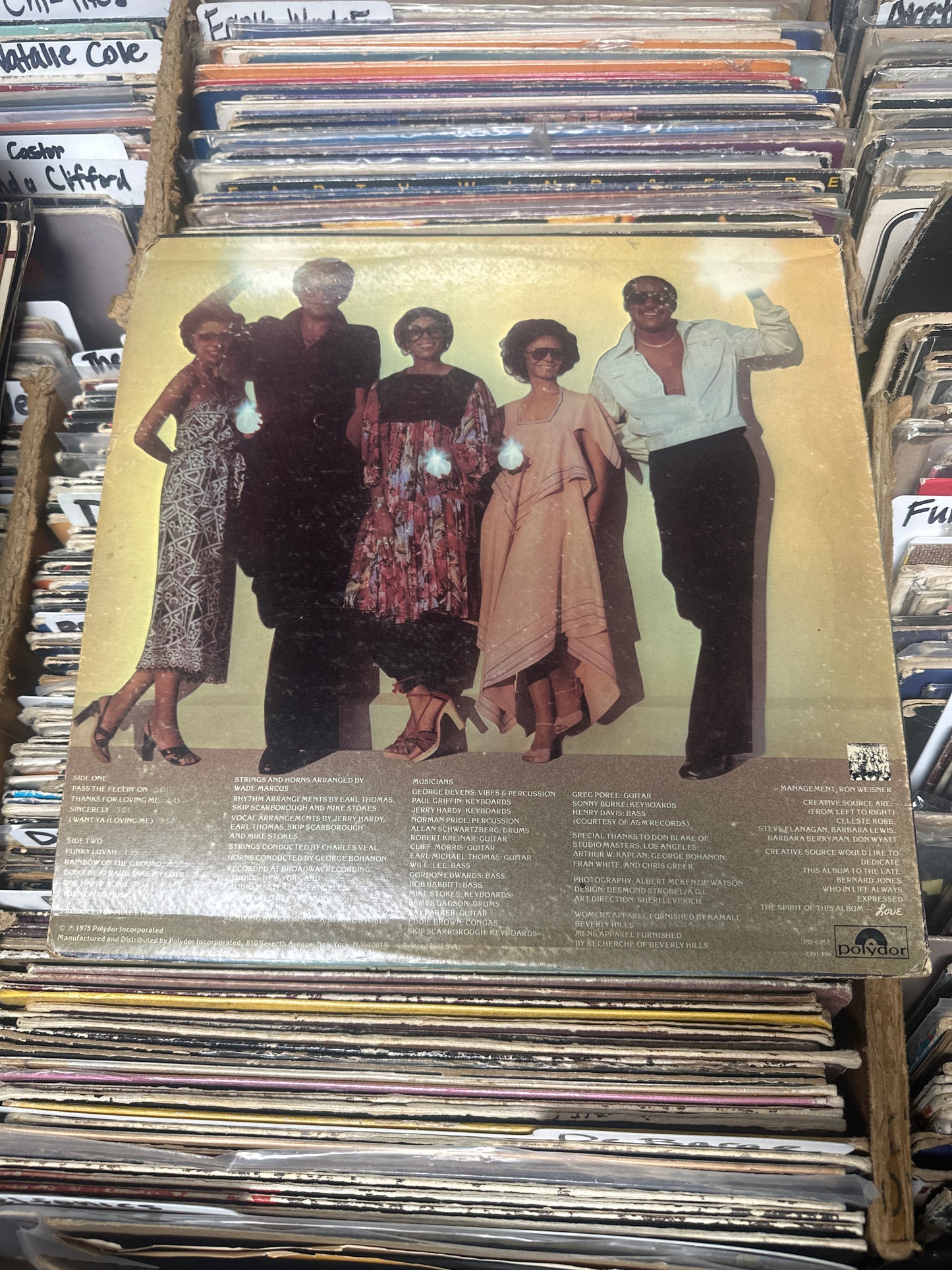 Creative Source ‎– Pass The Feelin' On PD-6052 Vinyl LP VG/VG