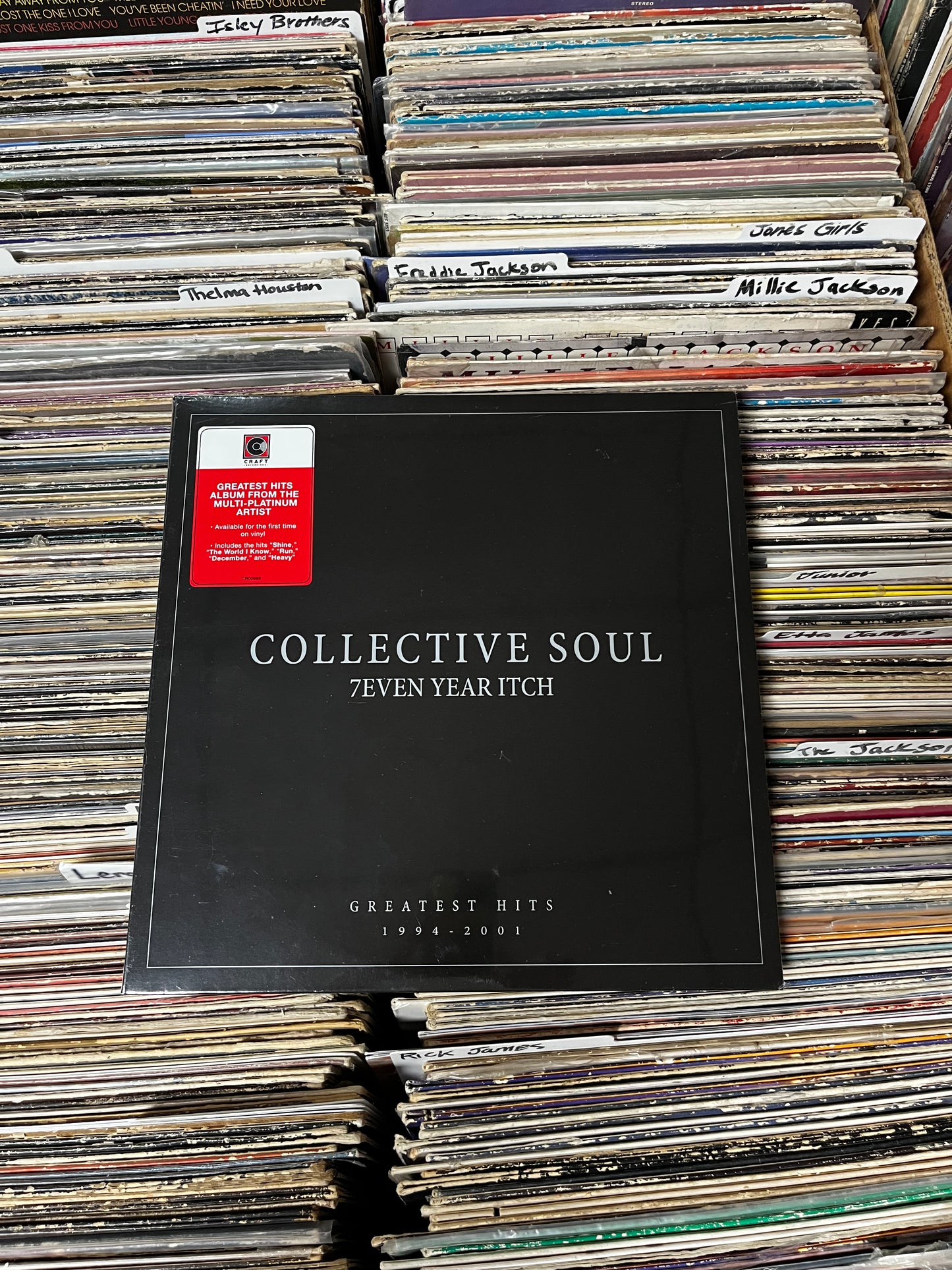 Collective Soul ‎– 7even Year Itch: Greatest Hits 1994-2001 Vinyl Lp CR00669