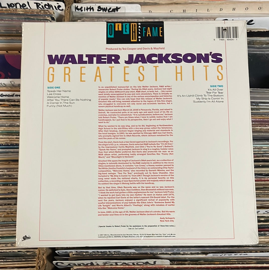 Walter Jackson ‎– Greatest Hits Vinyl LP