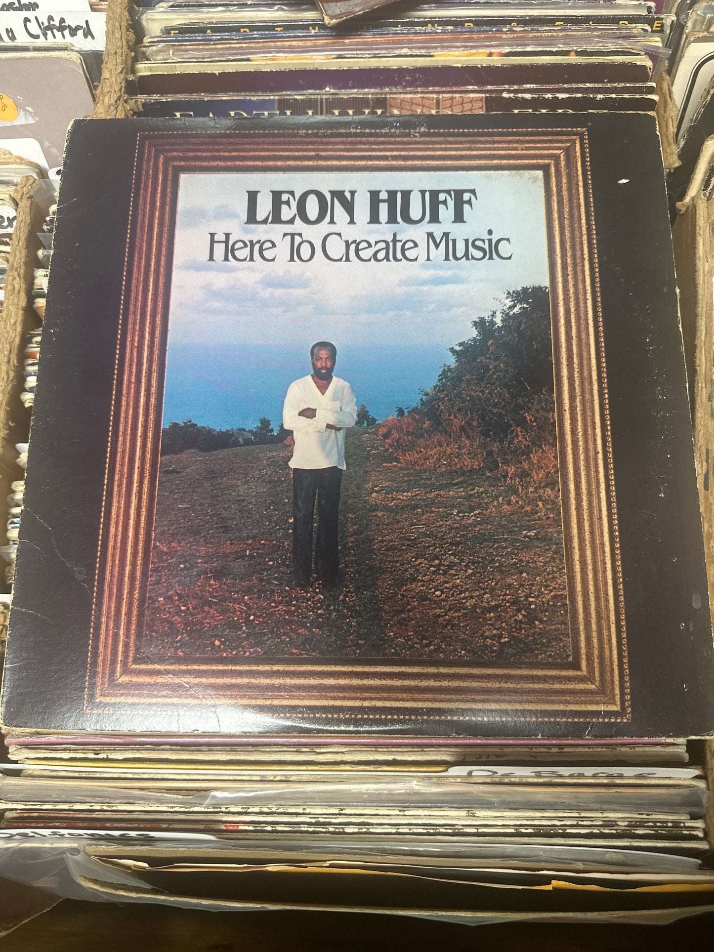 Leon Huff - Here To Create Music NJZ 36758 Vinyl LP VG+/VG+