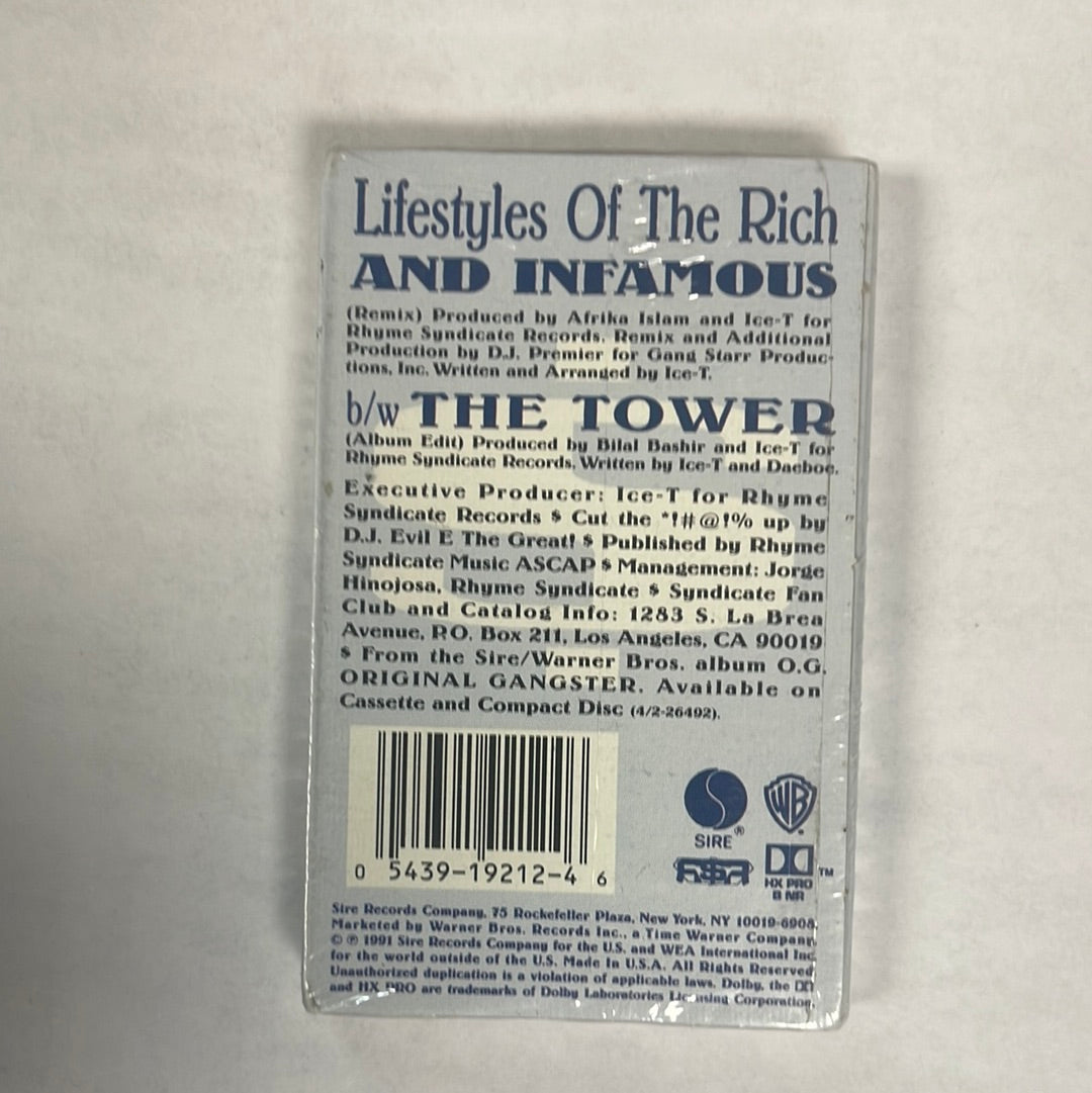 Ice-T ‎– Lifestyles Of The Rich And Infamous Maxi Single Cassette