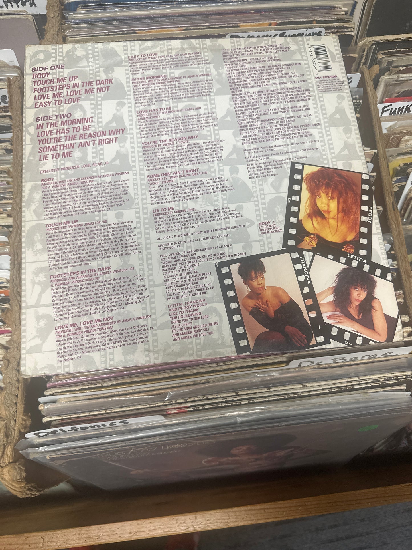 Body-Easy To Love Vinyl LP VG+/VG+