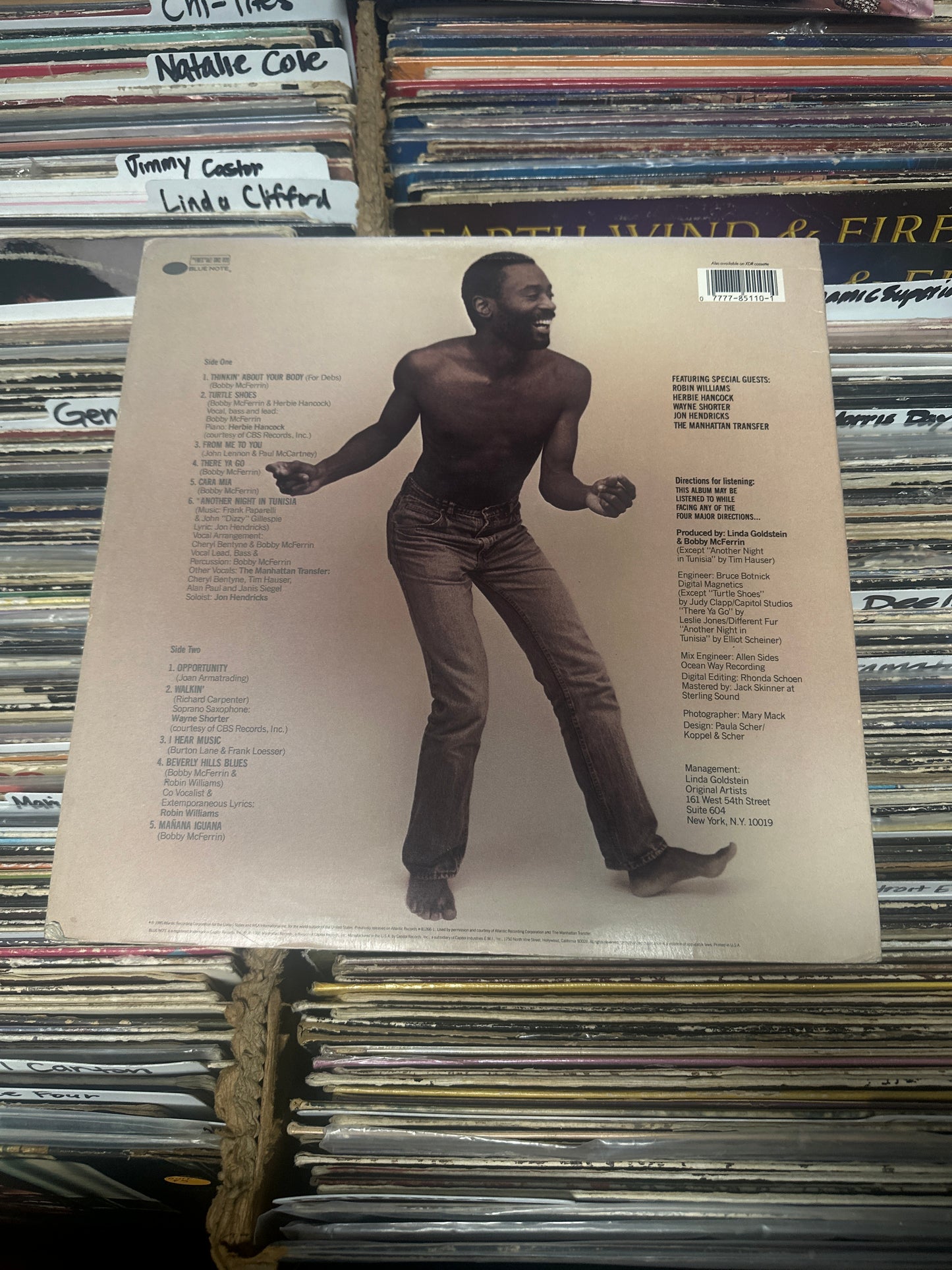 Bobby McFerrin ‎– Spontaneous Inventions Vinyl LP BT-85110 VG+/VG+