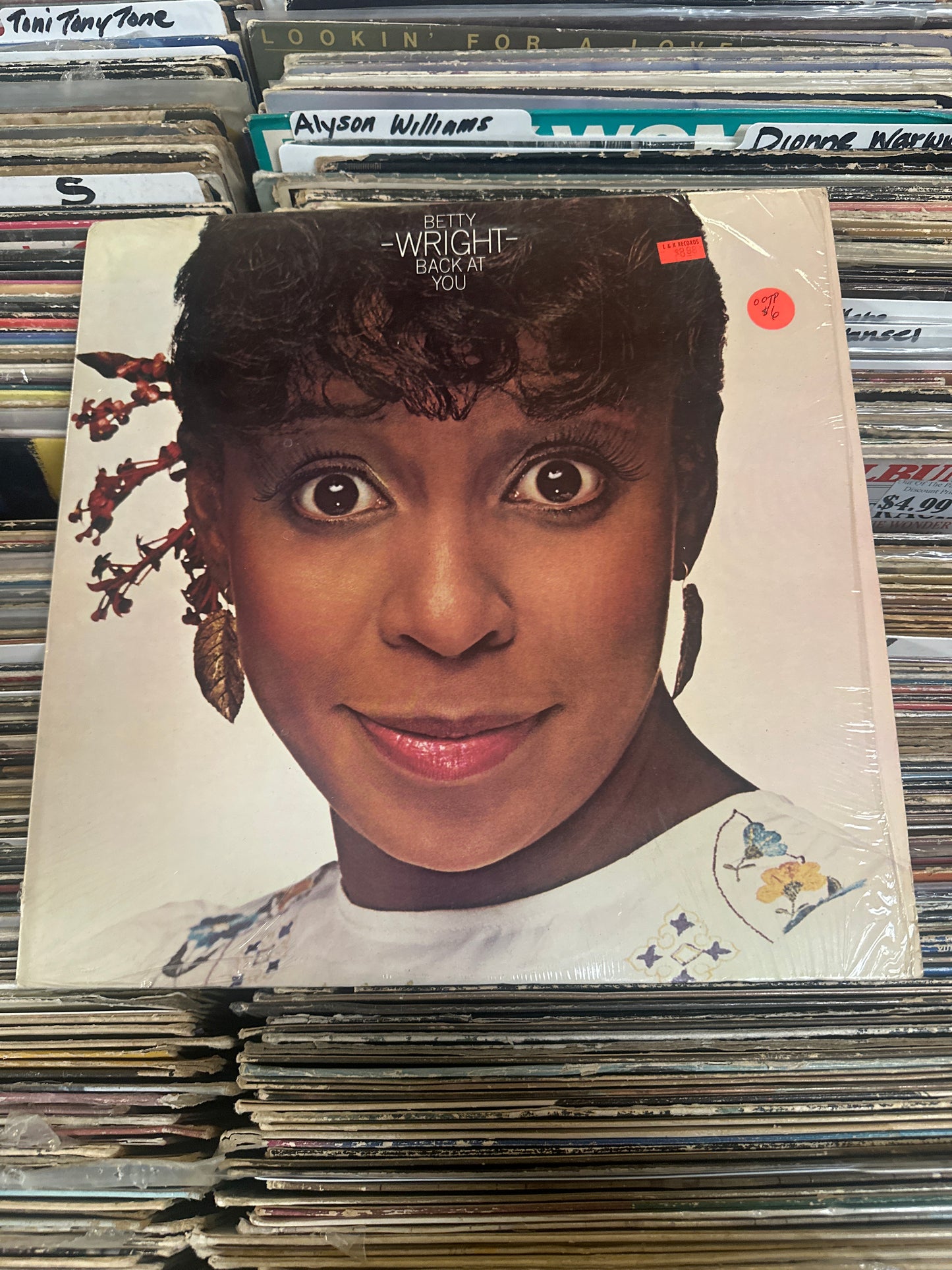 Betty Wright ‎– Wright Back At You Vinyl LP VG+/VG+