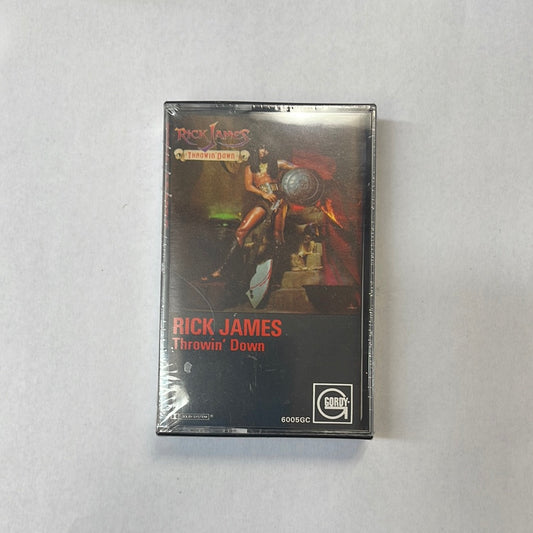 Rick James ‎– Throwin' Down Cassette