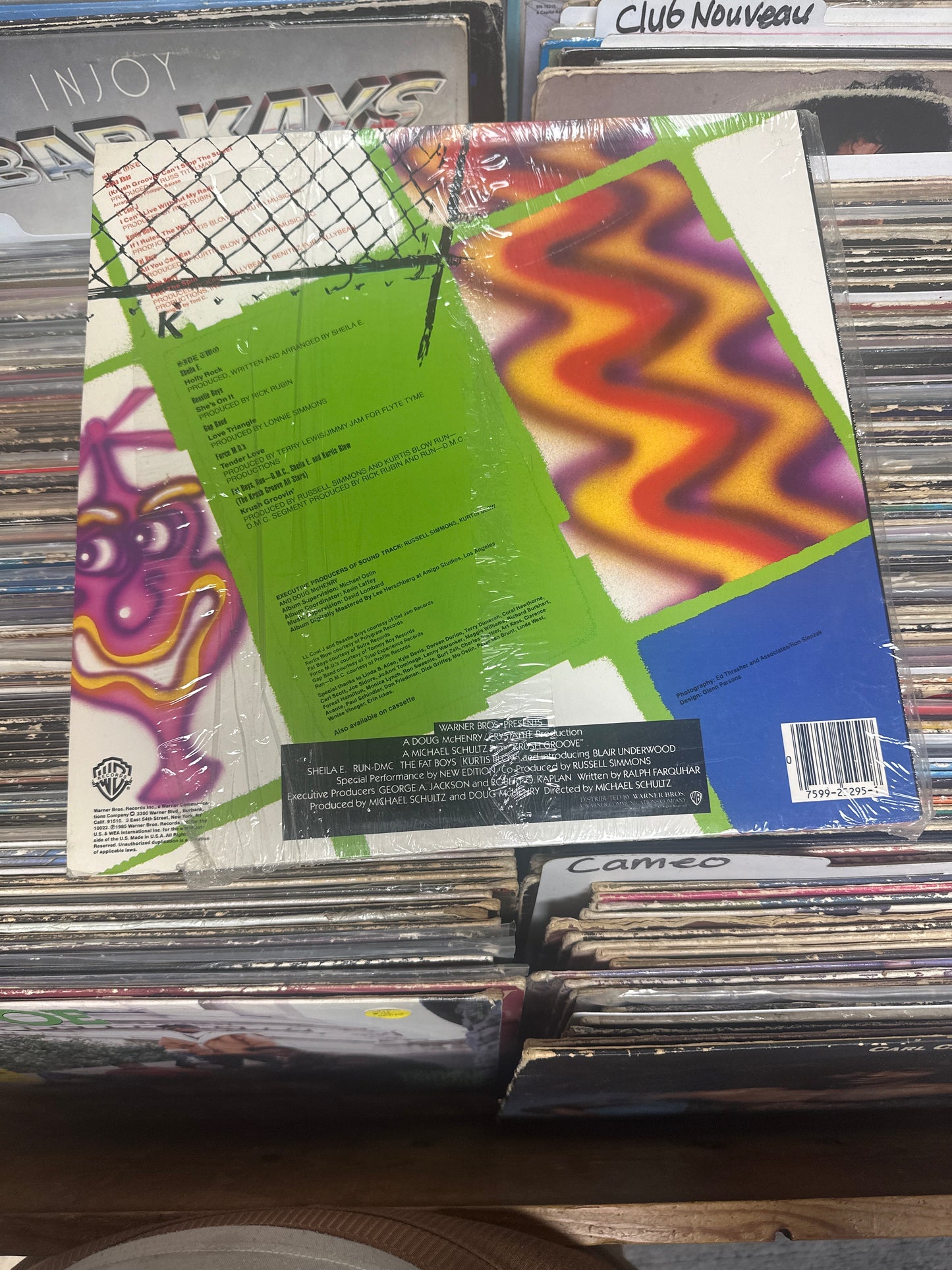 Various ‎– Krush Groove (Music From The Original Motion Picture Soundtrack) Vinyl Lp  VG+/VG+