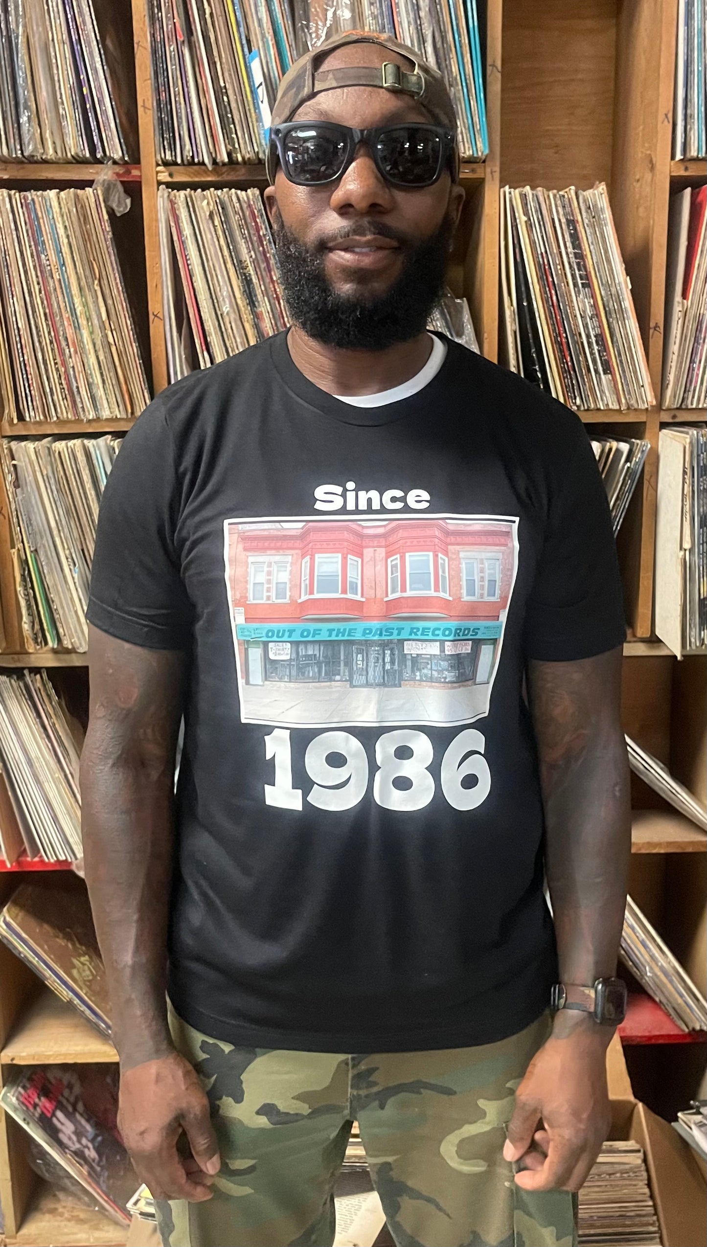 Out Of The Past Records Fitted Tee