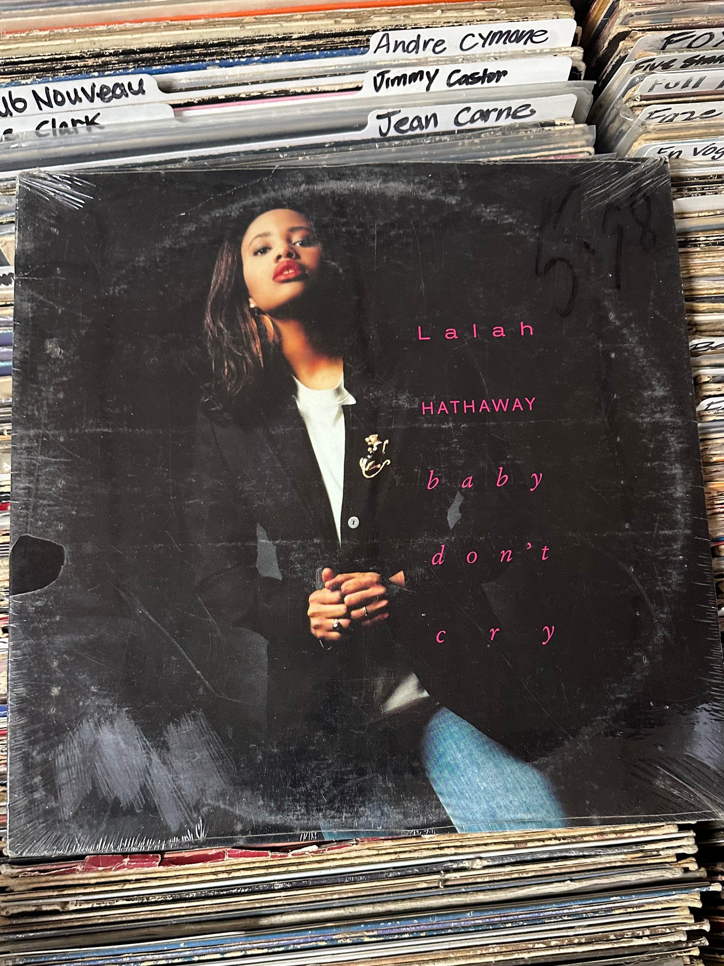 Lalah Hathaway ‎– Baby Don't Cry Vinyl, 12"