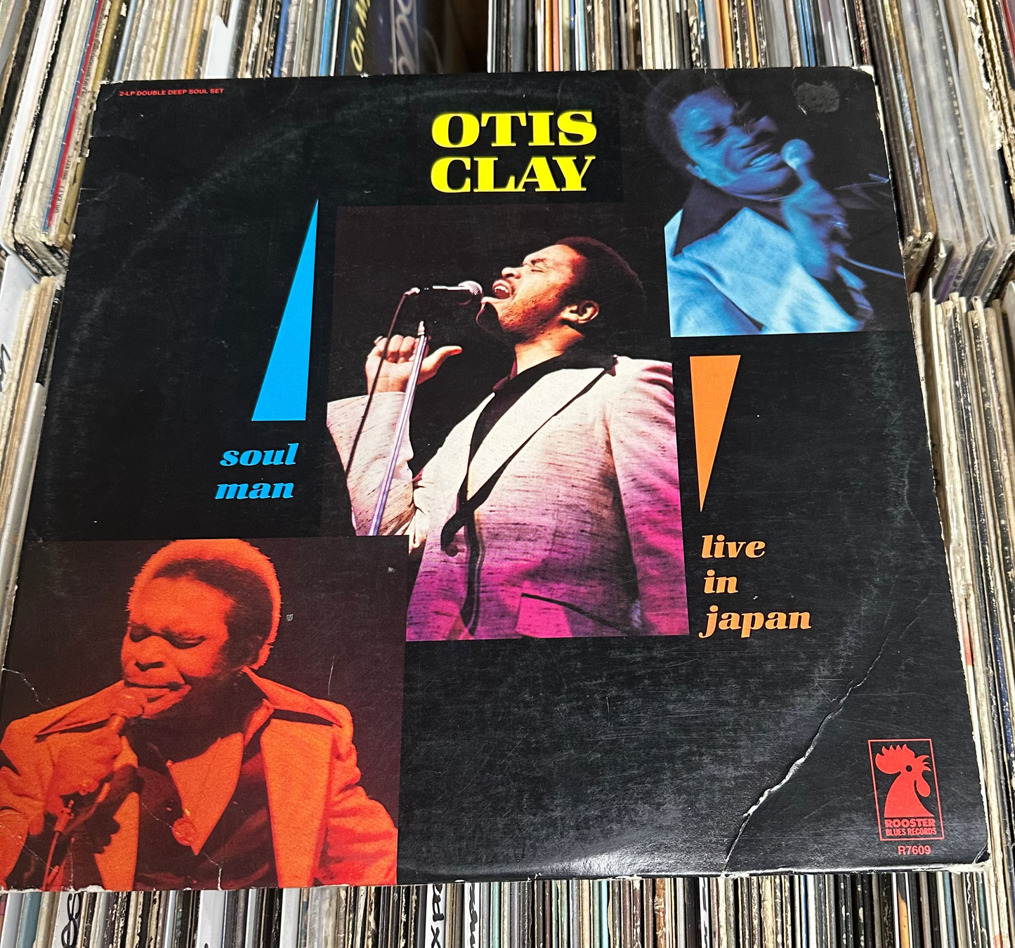 Otis Clay ‎– Soul Man - Live In Japan 2x Vinyl LP R7609 VG+/VG+