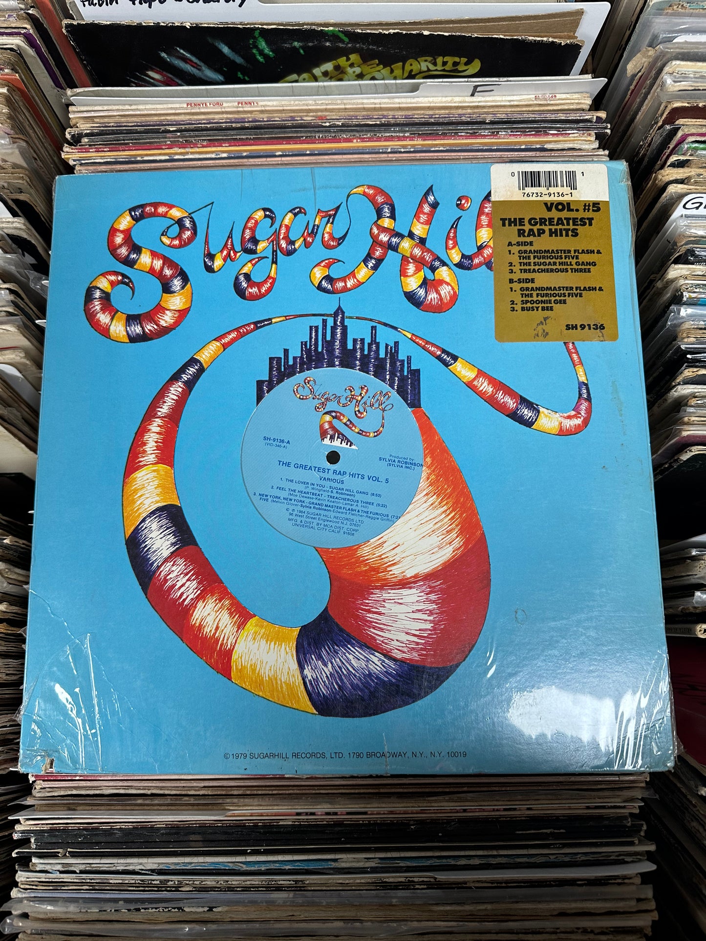 Various ‎– The Greatest Rap Hits Vol 5 Vinyl LP SH9136