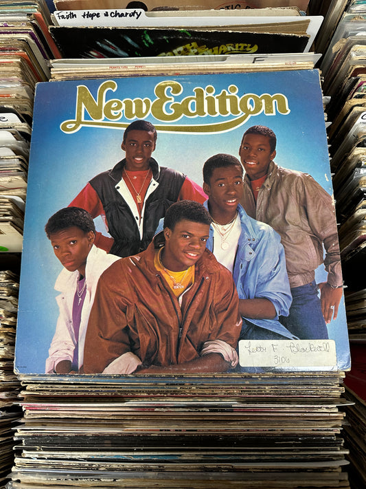 New Edition ‎– New Edition Vinyl LP MCA-5515 VG+/VG+
