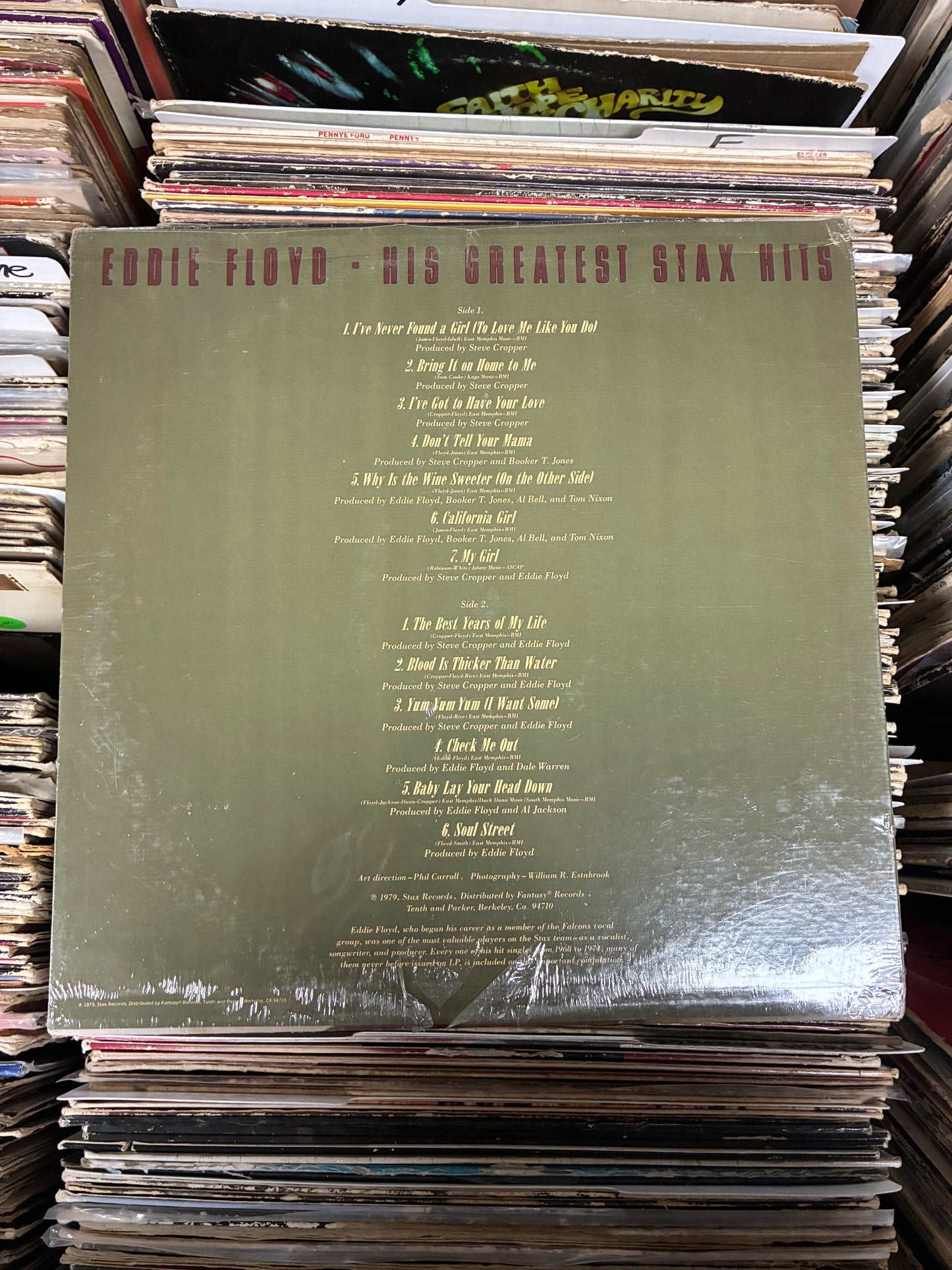 Eddie Floyd ‎– Chronicle Vinyl LP