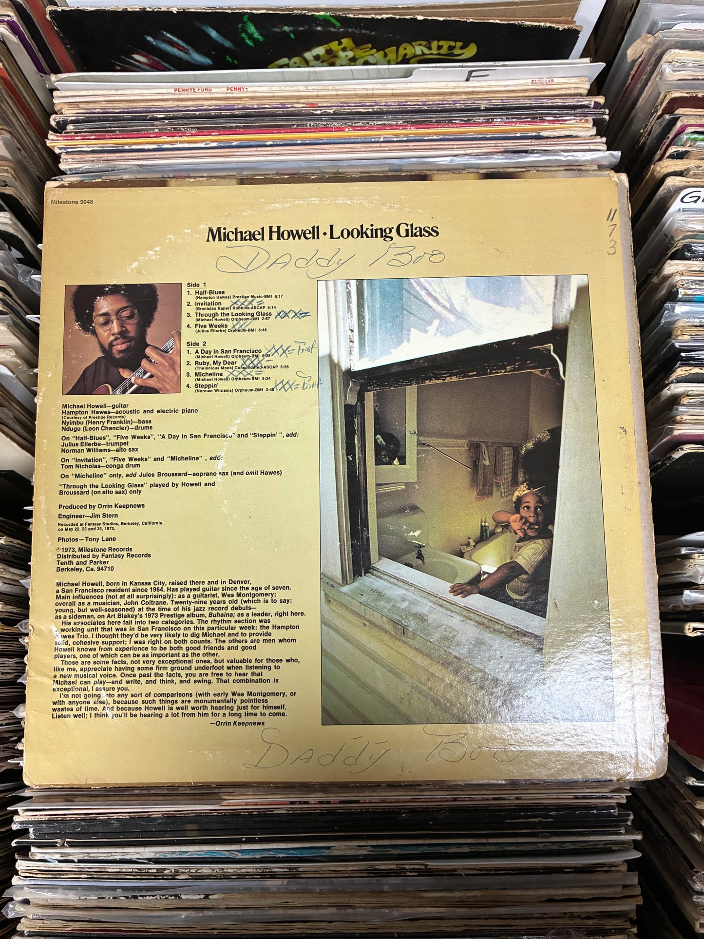 Michael  Howell-Looking Glass Vinyl LP Promo VG+/G