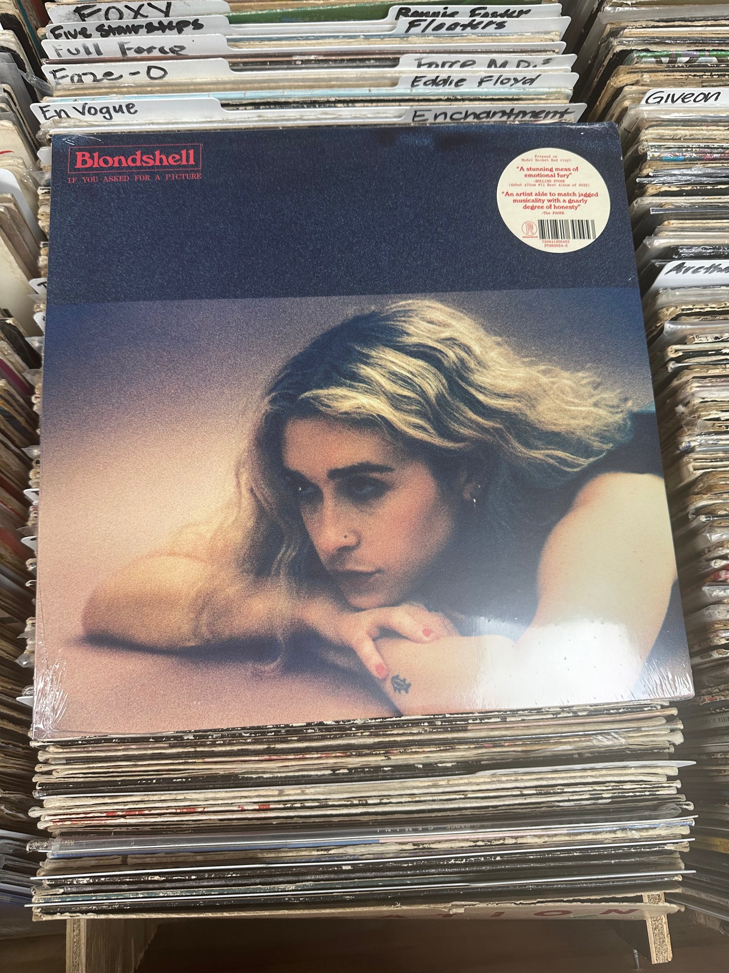 Blondshell ‎– If You Asked For A Picture  Model Rocket Red Vinyl LP