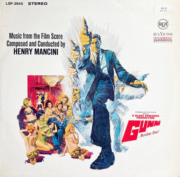 Henry Mancini – Gunn ...Number One!: Music From The Film Score Vinyl LP VG+/ VG+