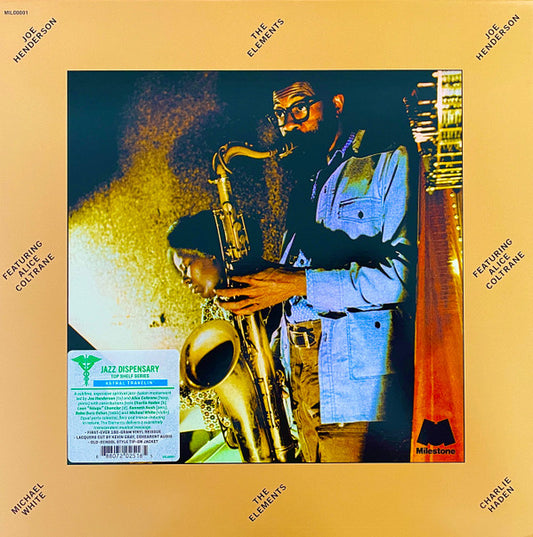 Joe Henderson Featuring Alice Coltrane ‎– The Elements Vinyl, LP, Reissue, 180 Gram