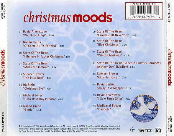 Various ‎– Christmas Moods CD VG+/VG+