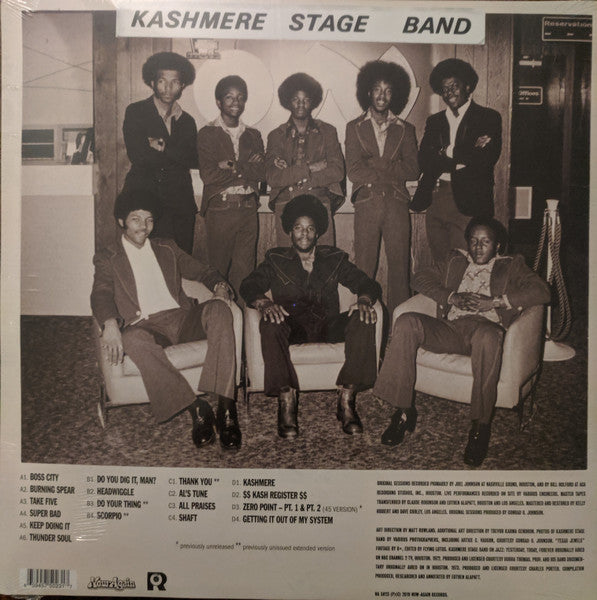 Kashmere Stage Band ‎– Texas Thunder Soul 1968-1974 2x Vinyl Lp