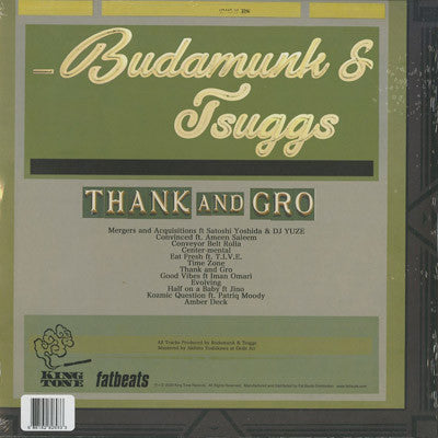 Budamunk & Tsuggs – Thank And Gro Vinyl Lp