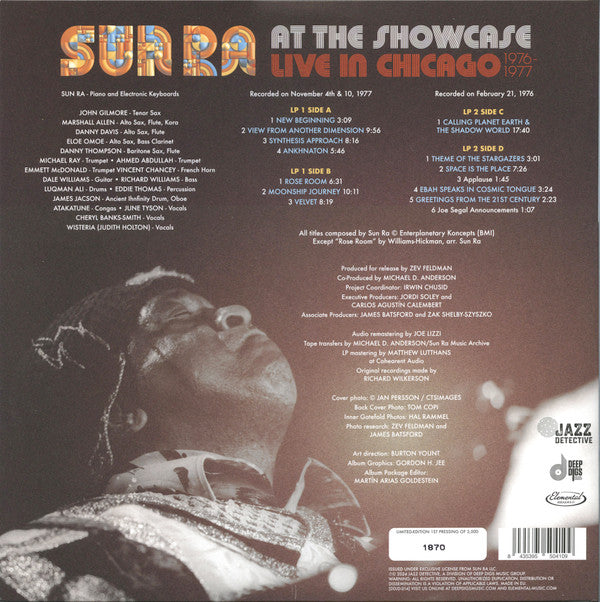 Sun Ra – At The Showcase: Live In Chicago 1976-1977 2x Vinyl Lp