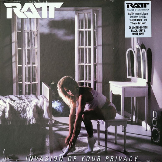 Ratt – Invasion Of Your Privacy (Black, Grey & White) Vinyl LP