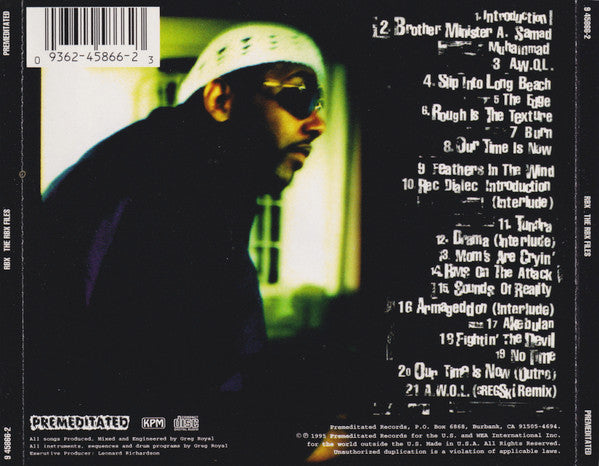 RBX ‎– The RBX Files CD Mint Condition