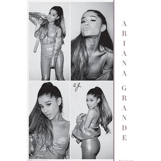 Ariana Grande Black & White Posters