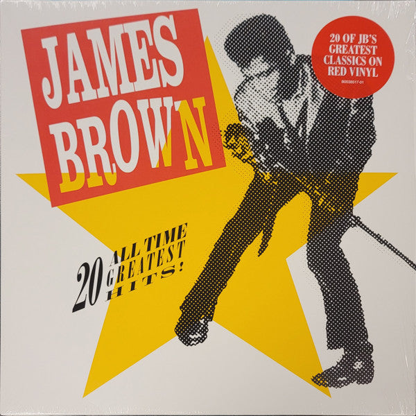 James Brown ‎– 20 All-Time Greatest Hits!  2 × Vinyl, LP, Limited Edition, Red