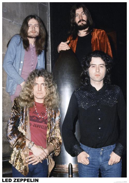Led Zeppelin 1972 Poster