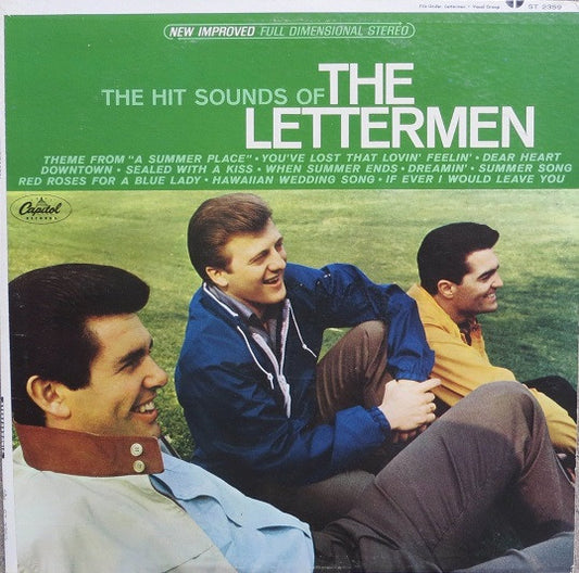 The Letterman- The Hit Sounds Of The Lettermen ST 2359 Vinyl LP VG+/VG+